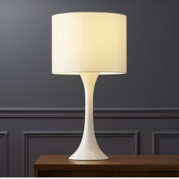 CB2 White Ada II Table lamp - AptDeco CB2 Ada II White Table Lamp
